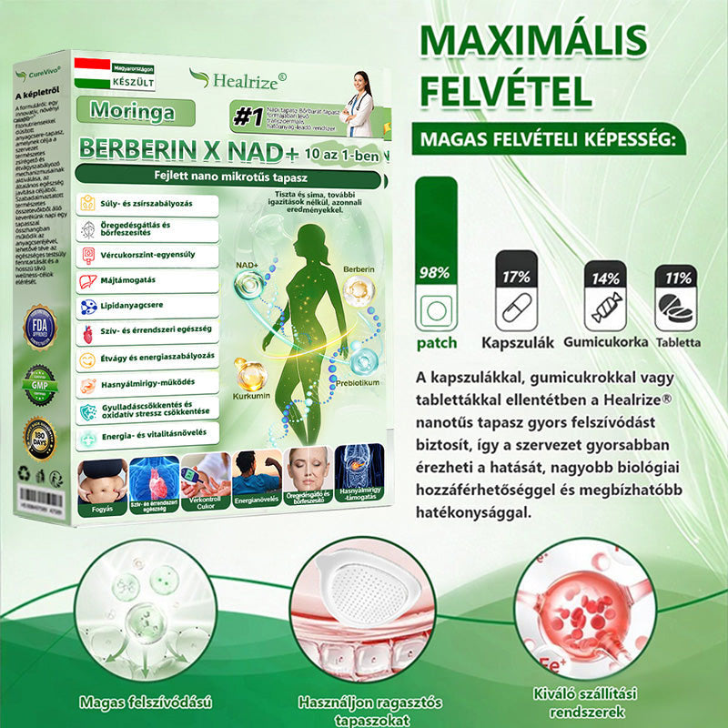Hivatalos Bolt | đ©čđŽ đđđđ„đ«đąđłđÂź Moringa · Berberine Ă NAD+ 10-az-1 HaladĂł Nano MikrotƱ Tapasz (Naponta csak egyszer, lĂĄthatĂł vĂĄltozĂĄs 7 nap alatt) â
ElhĂzĂĄs, laza bĆr, cukorbetegsĂ©g, alvĂĄsi apnoe, ĂzĂŒleti problĂ©mĂĄk Ă©s mĂ©g több ellenđŽïŒćŻæŹïŒ