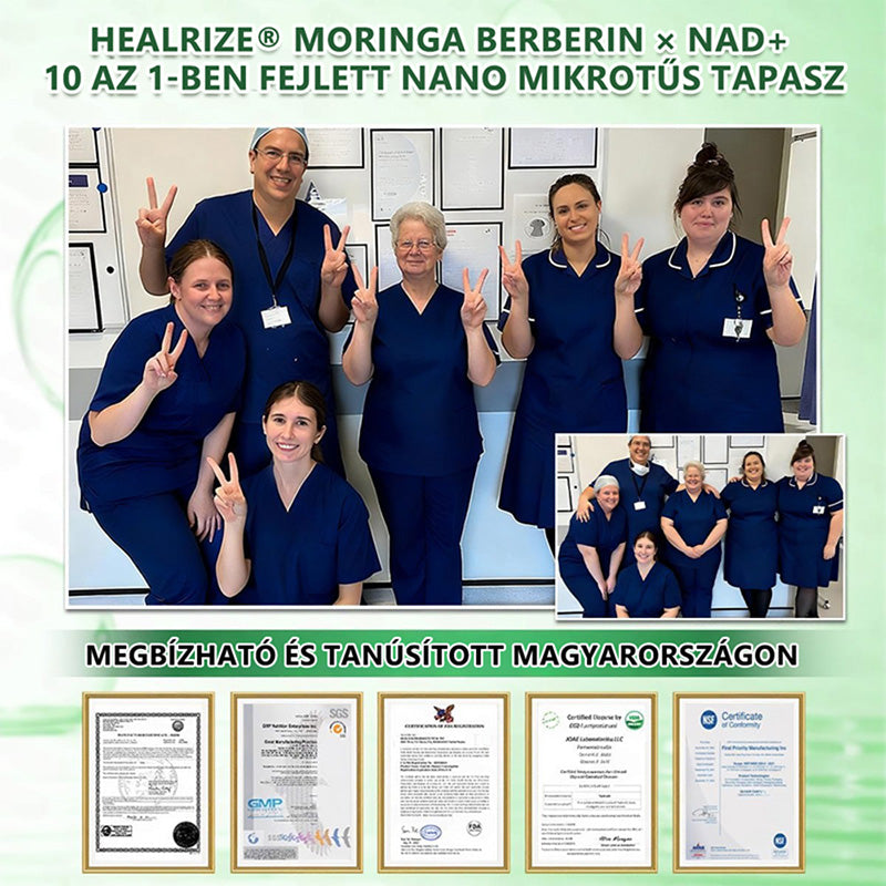 Hivatalos Bolt | 🩹🔴 𝐇𝐞𝐚𝐥𝐫𝐢𝐳𝐞® Moringa · Berberine × NAD+ 10-az-1 Haladó Nano Mikrotű Tapasz (Naponta csak egyszer, látható változás 7 nap alatt) ✅ Elhízás, laza bőr, cukorbetegség, alvási apnoe, ízületi problémák és még több ellen🔴（副本）